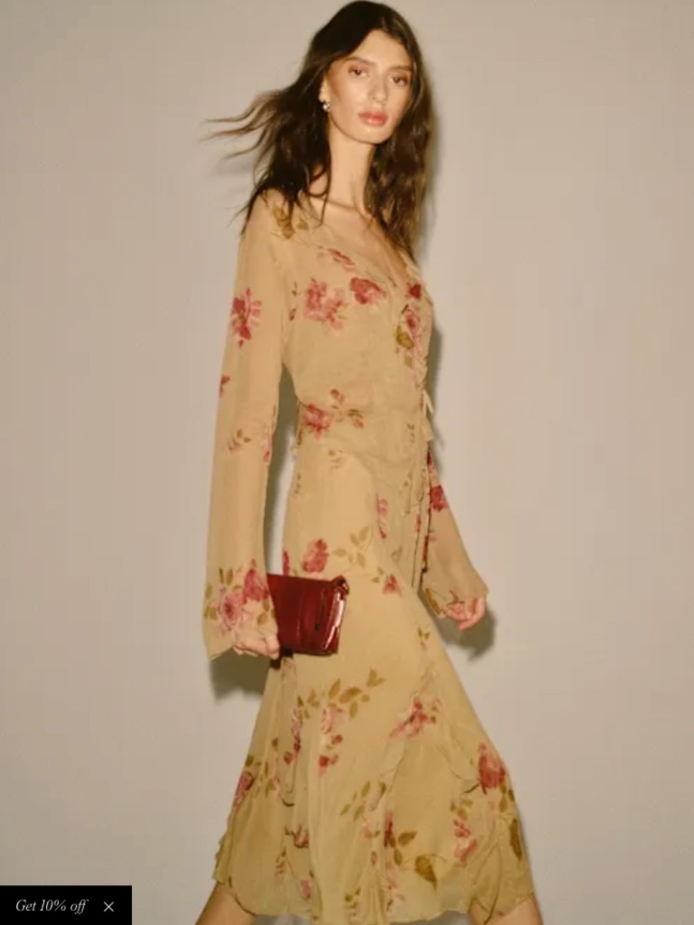 Reformation Dahlia Floral Midi Dress